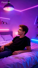 Lâmpada Inteligente Wi-Fi RGB Alexa Google Assistente E27 15W Tuya