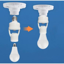 Bocal Inteligente Sensor de Presença e Movimento Programável Alcance até 3 metros Lâmpada Led Halógena Bivolt