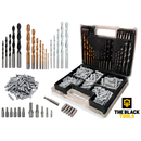 Parafusadeira Furadeira De Impacto Profissional 21v Gradiente Gpb21vw Com Kit Brocas Buchas 300 Pçs