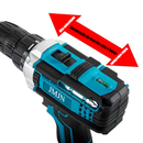 Kit 3 em 1 Ferramentas 48V com 2 Baterias – Furadeira Parafusadeira Chave de Impacto e Esmerilhadeira Sem Fio