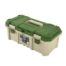 Caixa de Ferramentas Grande Reforçada Tática Fecho Metal 18.3" Maleta Ferramentas Pesca, Mecânico, Eletricista