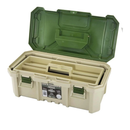 Caixa de Ferramentas Grande Reforçada Tática Fecho Metal 18.3" Maleta Ferramentas Pesca, Mecânico, Eletricista