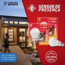 Kit 6 Lâmpadas ControLed Sensor De Presença 9W 6500K Ourolux
