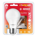 Kit 6 Lâmpadas ControLed Sensor De Presença 9W 6500K Ourolux
