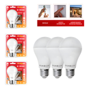 Kit 6 Lâmpadas ControLed Sensor De Presença 9W 6500K Ourolux