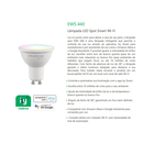 Lâmpada Led Spot Smart Wifi Inteligente Intelbras Ews 440 Via App Celular Compativel Alexa