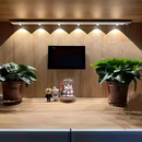 Luminária Inteligente LED Ultra Fino 60 cm 3 Cores Com Sensor de Movimento Sem Fio e Recarga via USB F9