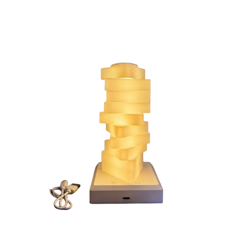 Luminária Abajur de Mesa LED Modular Recarregável USB Iluminação Decorativa para Casa, Quarto, Escritório e Ambiente