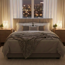 Luminária Órion Transparente – Abajur Decorativo de Mesa LED