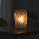 Luminária Órion Transparente – Abajur Decorativo de Mesa LED