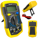 Kit Multímetro Digital 2000 Contagens + Caneta Teste Digital 6 Funções Profissional Completo Durável