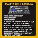 Kit de Ferramentas Completo com Jogo de Chaves Catraca