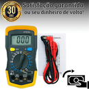 Kit Multímetro Digital 2000 Contagens + Caneta Teste Digital 6 Funções Profissional Completo Durável