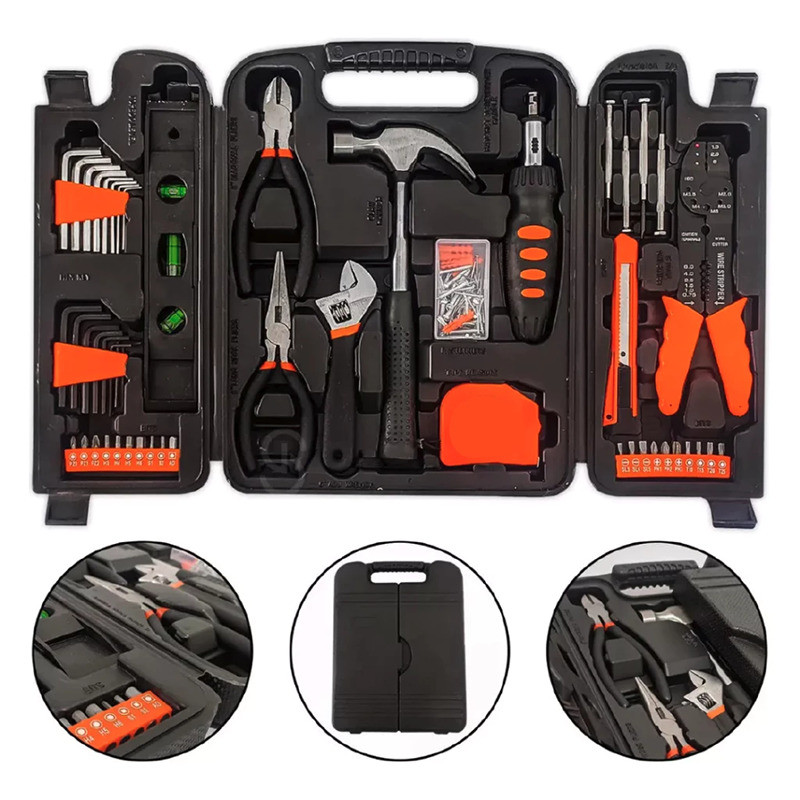 129 Peças Kit de Ferramentas DIY com Maleta Completa para Casa Carro e Oficina