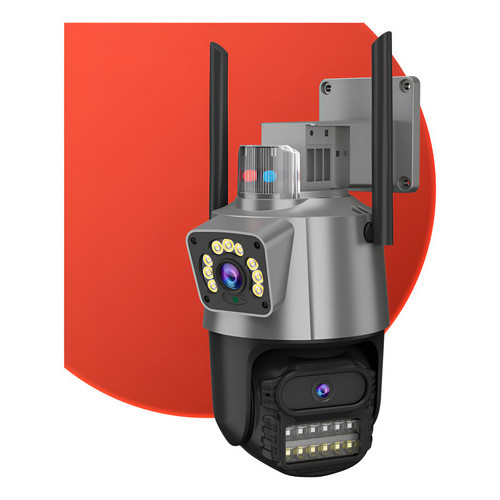 Câmera De Seguranca Lente Dupla 4k Icsee Wi Fi Ip Vigilancia