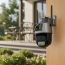 Câmera De Seguranca Lente Dupla 4k Icsee Wi Fi Ip Vigilancia