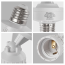 Sensor de Movimento E27 Bivolt 360° para Lâmpada Luz Automática Corredor Garagem Max 60W Kit 1-4