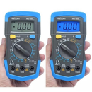 Kit Multimetro Digital Profissional Sem Bipe e Com Bipe Dígitos Painel Iluminado Com Bateria e Ponta